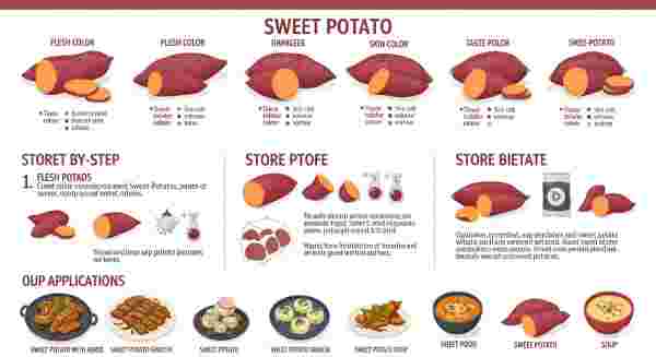 Varieties of sweet potatoes