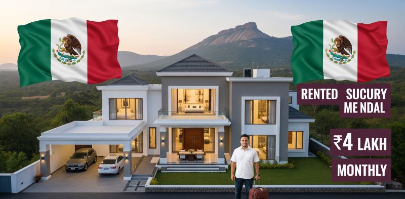 Luxury villa with pool and garden near Nandi Hills